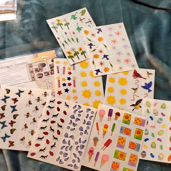 Creative Memories Other - Creative Memories Spring & Summer Stickers Scrapbooking